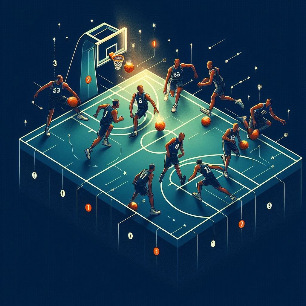 Jumlah Pemain Basket dan Posisi Strategis di Lapangan