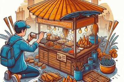 Warung Makan Tradisional di Area Wisata Kuliner Tangerang