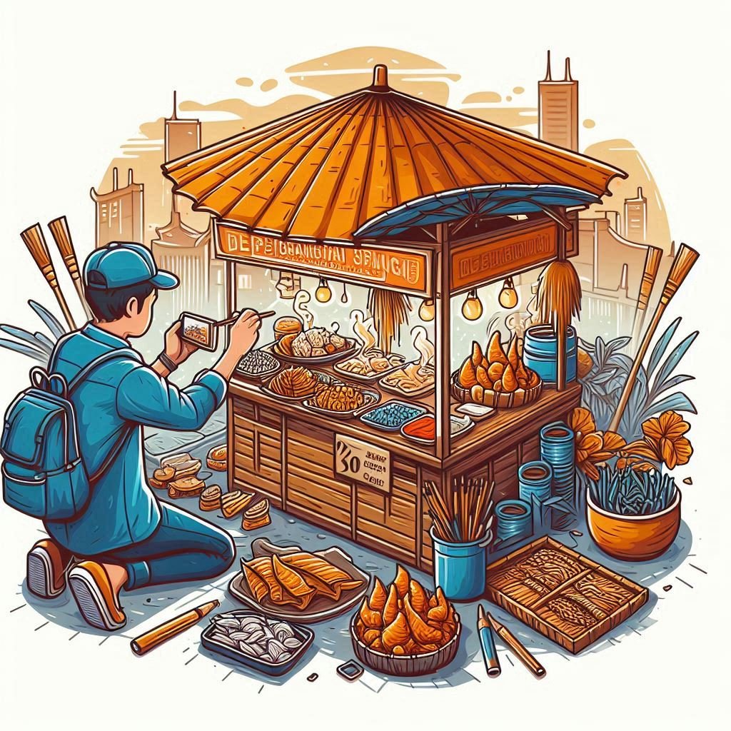 Warung Makan Tradisional di Area Wisata Kuliner Tangerang