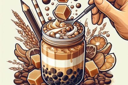 Kopi Susu Boba Brown Sugar Topping Lezat Kekinian
