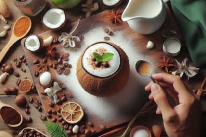 Kopi Susu Kelapa Muda Segar, Sensasi Unik Terbaru