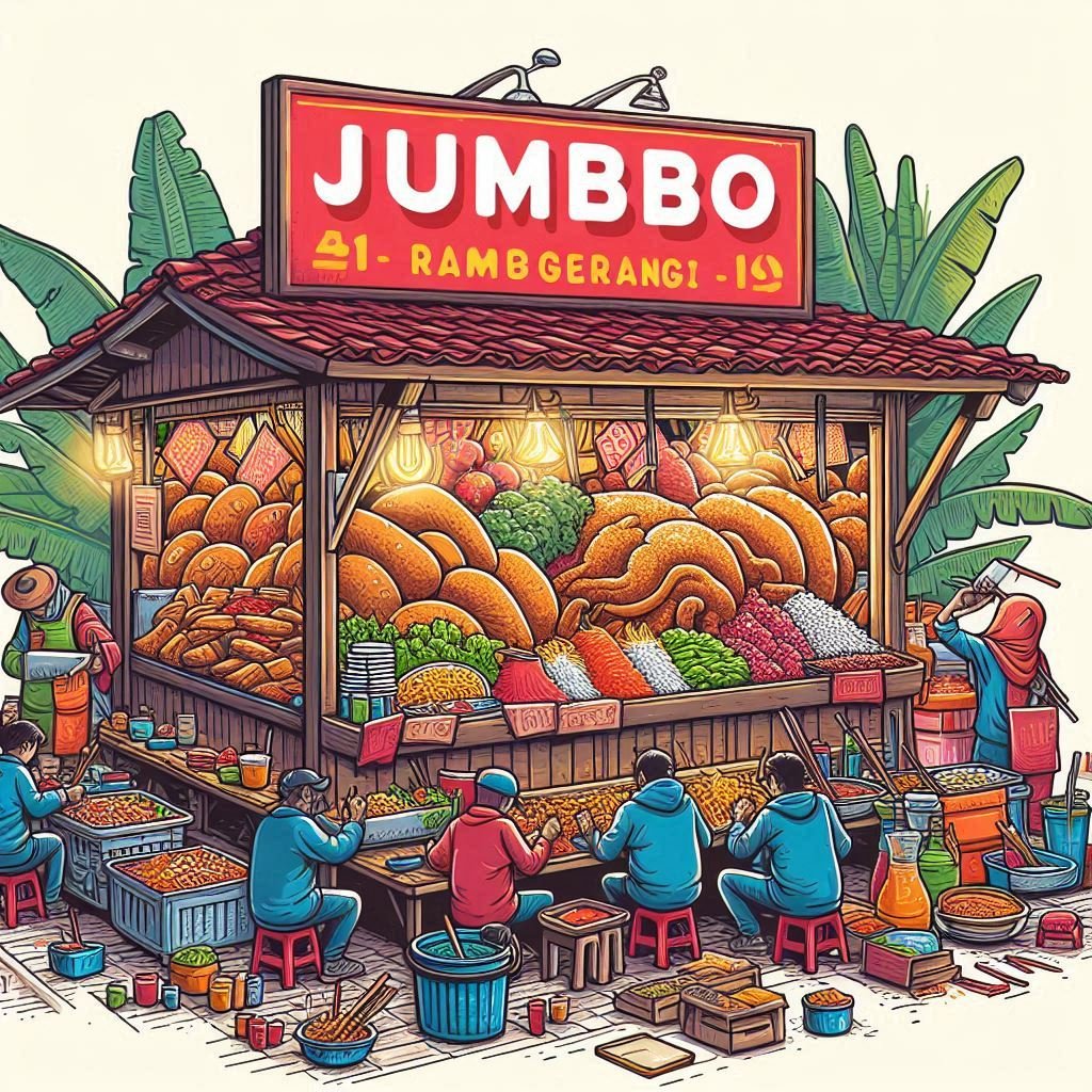 Warung Makan Tradisional dengan Porsi Jumbo di Tangerang