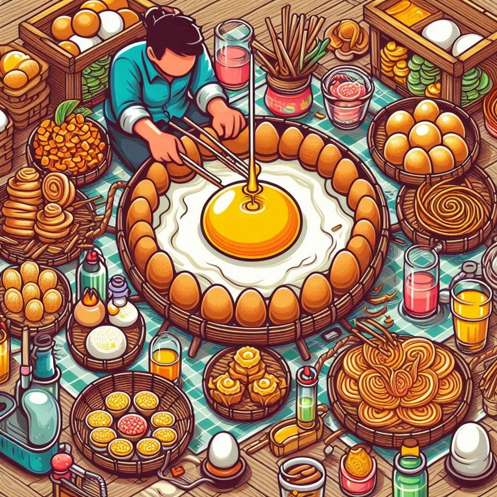 Usaha Kerak Telor Betawi Tradisional Laris di Acara Budaya