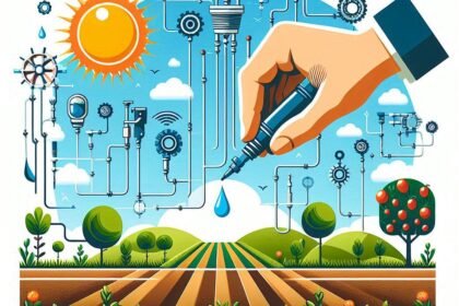 Sistem Irigasi Tetes Hemat Air untuk Lahan Pertanian